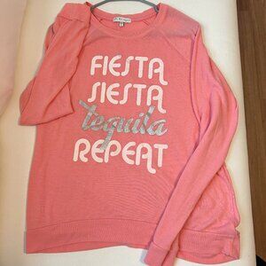 PJ Salvage Fiesta Siesta Tequila Repeat Lounge Top Large